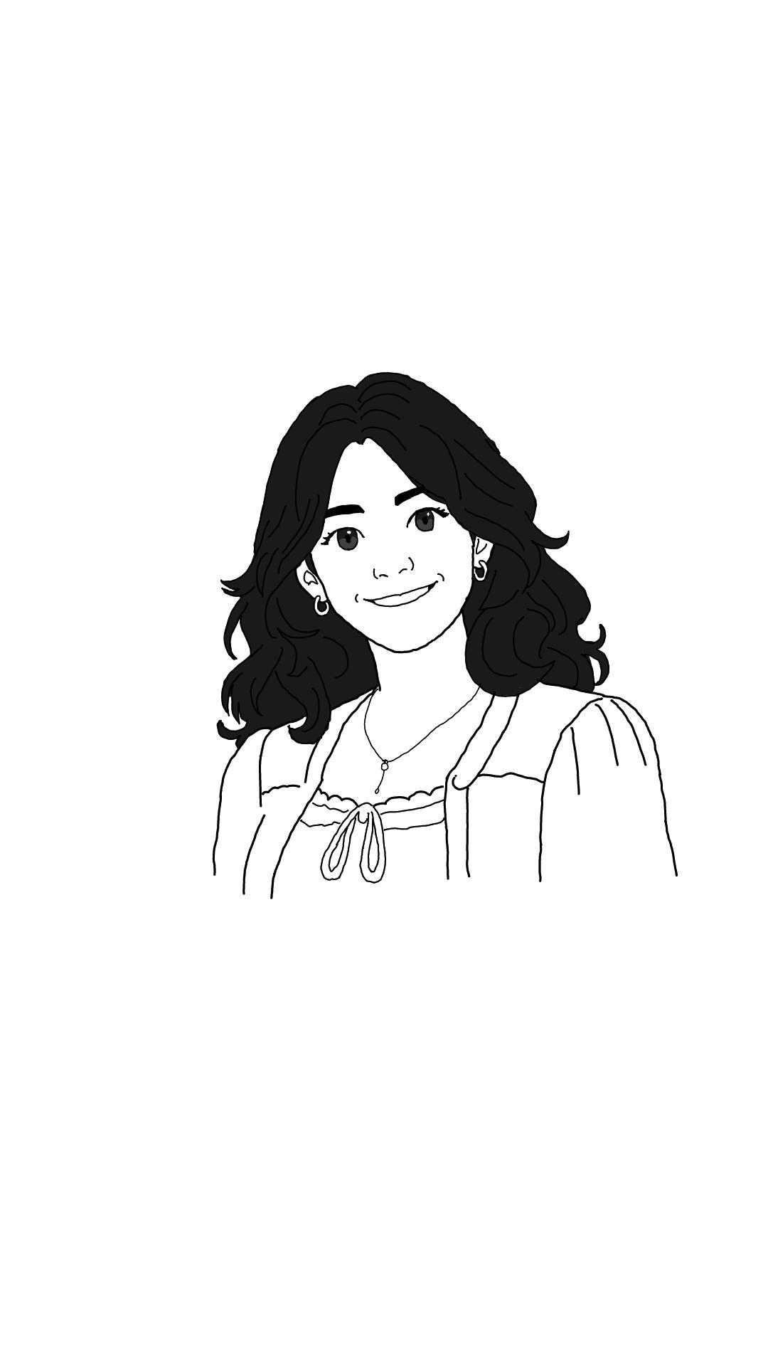 Cartoon portrait of Akansha Parihar