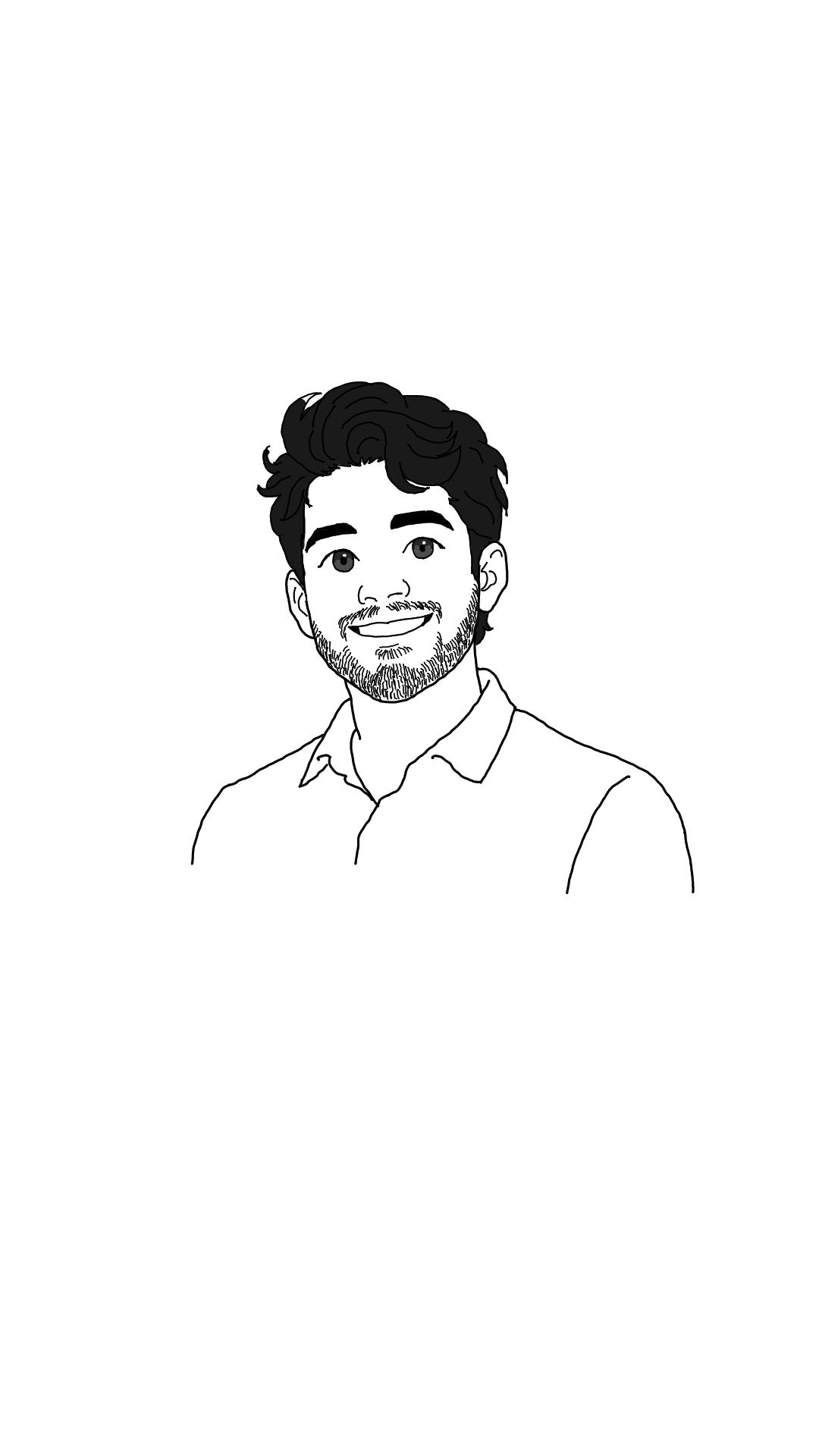 Cartoon portrait of Atharva Joshi