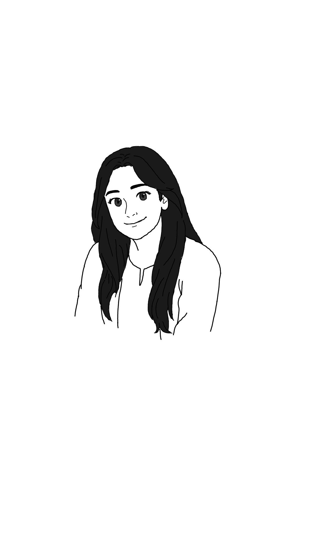 Cartoon portrait of Pallavi Mise