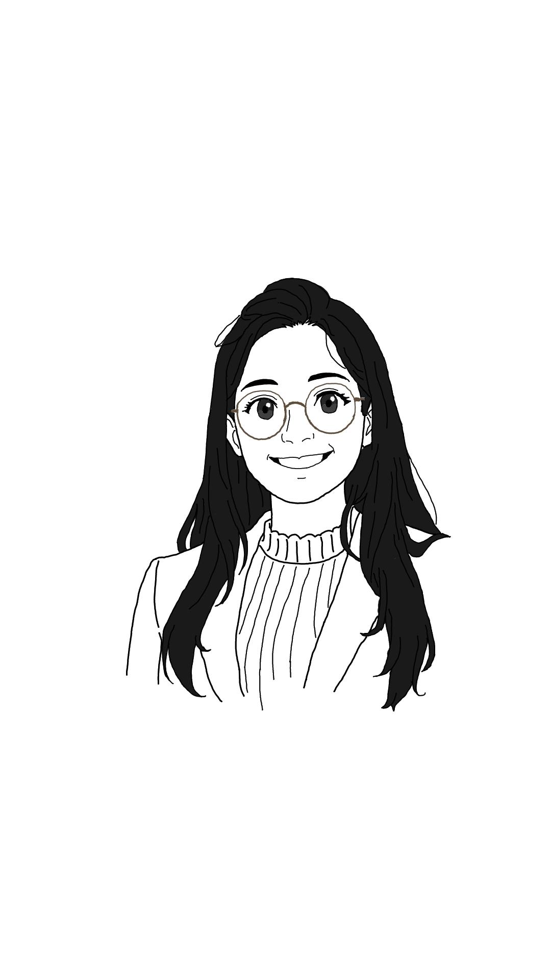 Cartoon portrait of Sushma Emmadi