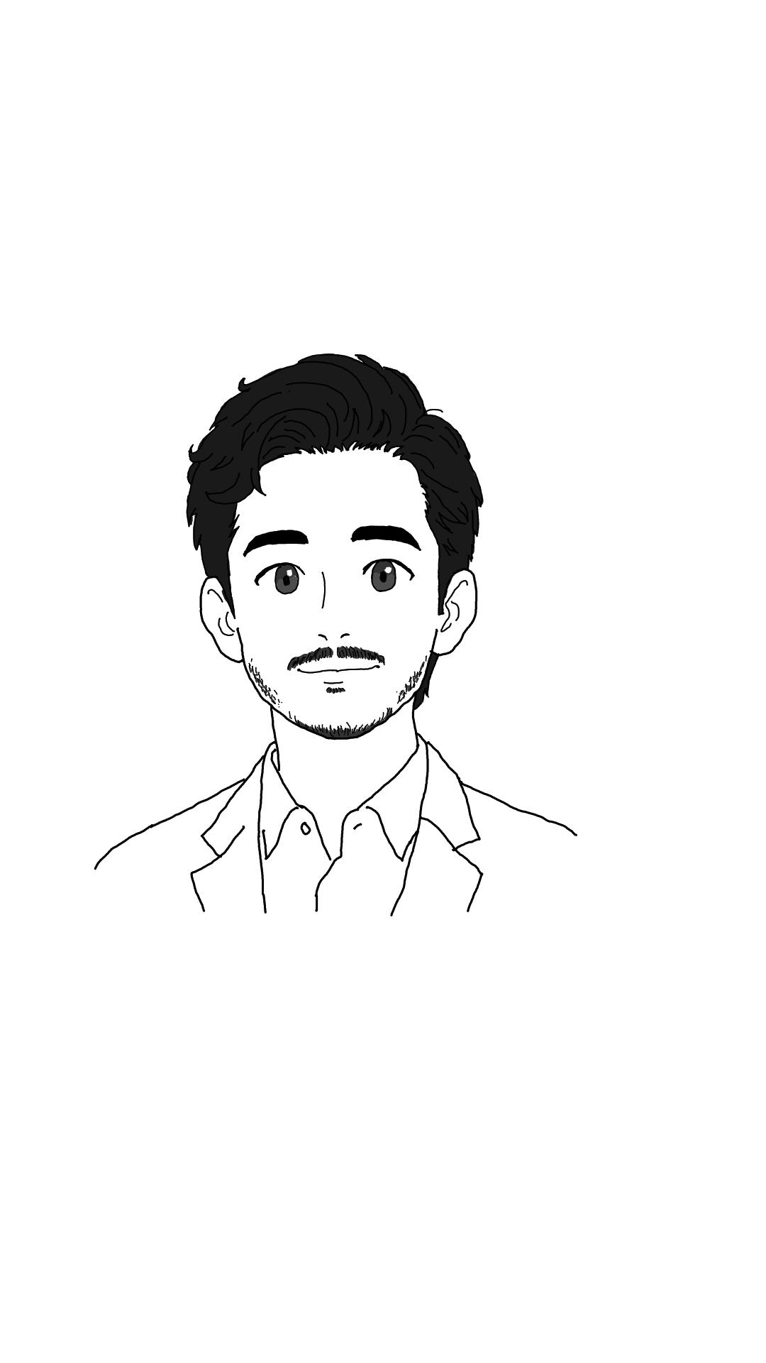 Cartoon portrait of Veda Gupta